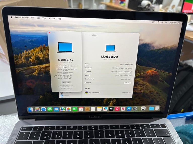 image for Apple MacBook Air 13&quot; (2018)  16GB RAM – 512GB SSD – Space Grey