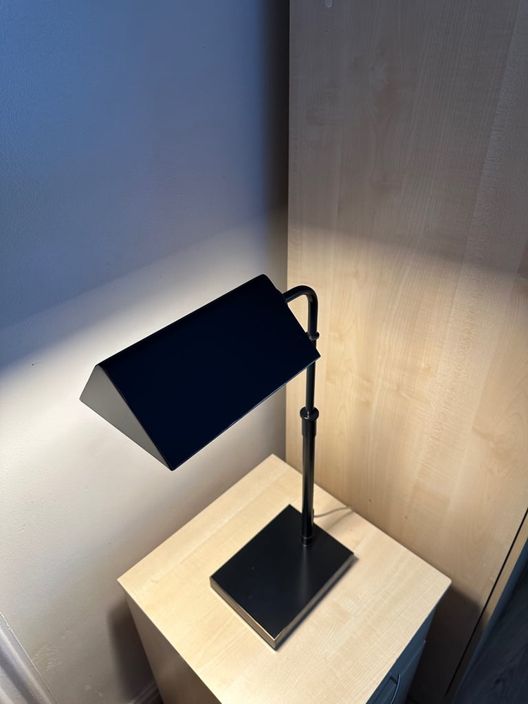 RALPH LAUREN AGATHA O' Bankers Extendable Desk lamp