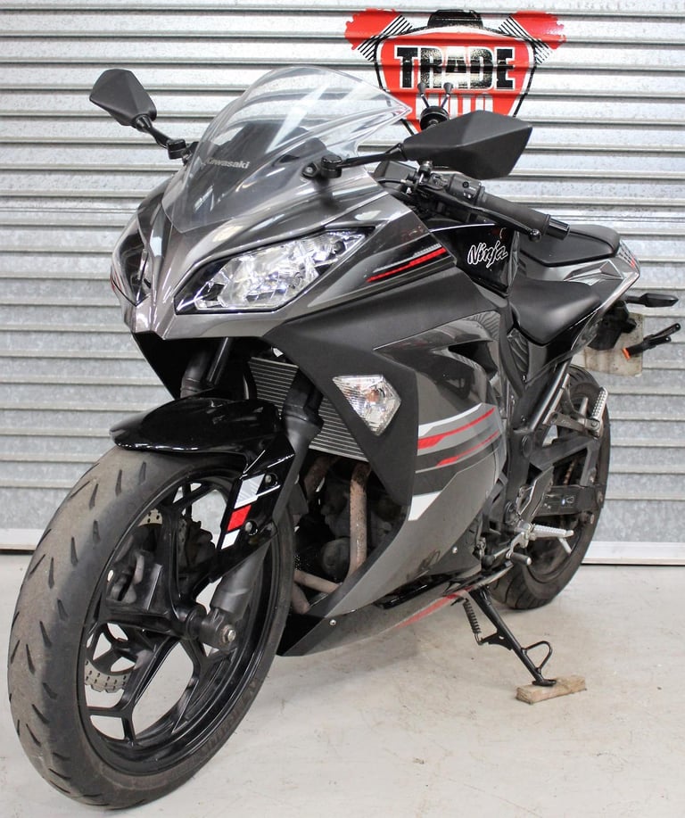 2013 13 KAWASAKI EX 300 ADF NINJA BLACK TRADE SALE NEW MOT 22K CUSTOM PAINT CATN