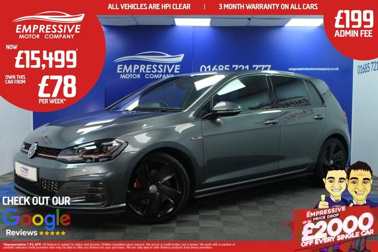 image for 2017 67 VOLKSWAGEN GOLF 2.0 TSI GTI HATCHBACK 5DR PETROL DSG EURO 6 (S/S) (230 P