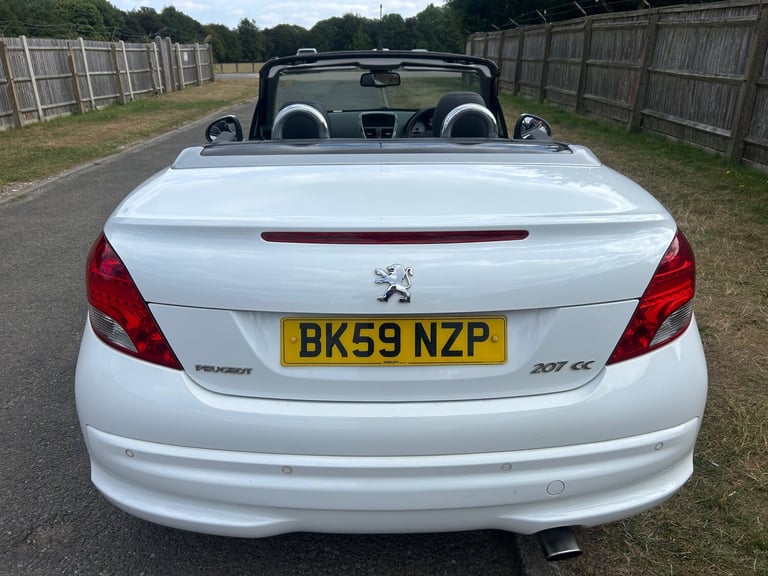 2009 Peugeot 207 CC 1.6 VTi GT Convertible 2dr Petrol Manual Euro 5 (120 ps)