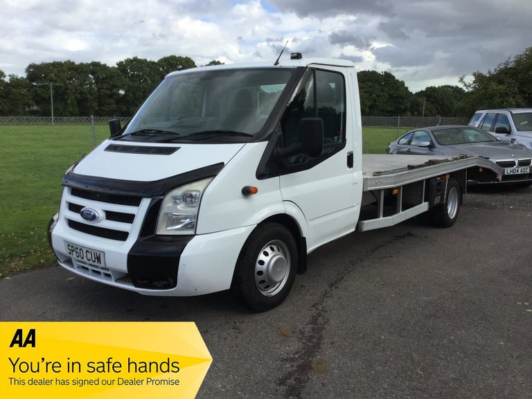 image for FORD TRANSIT 460 DRW RECOVERY - BEAVERTAIL TRUCK - 3.2 200 BHP - PLUS VAT - Whi