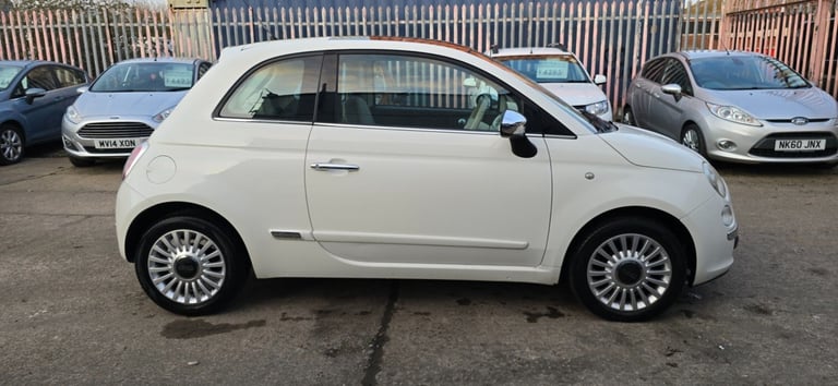 2010 Fiat 500 1.2 Lounge 3dr [Start Stop] HATCHBACK Petrol Manual