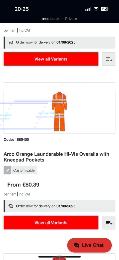 image for Hi-vis overalls 