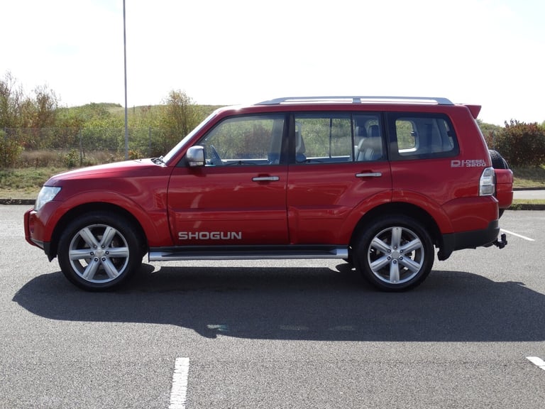2009 MITSUBISHI SHOGUN 3.2 DIESEL DIAMOND DI-D LWB 7 SEATS AUTO 4WD TOW BAR RED