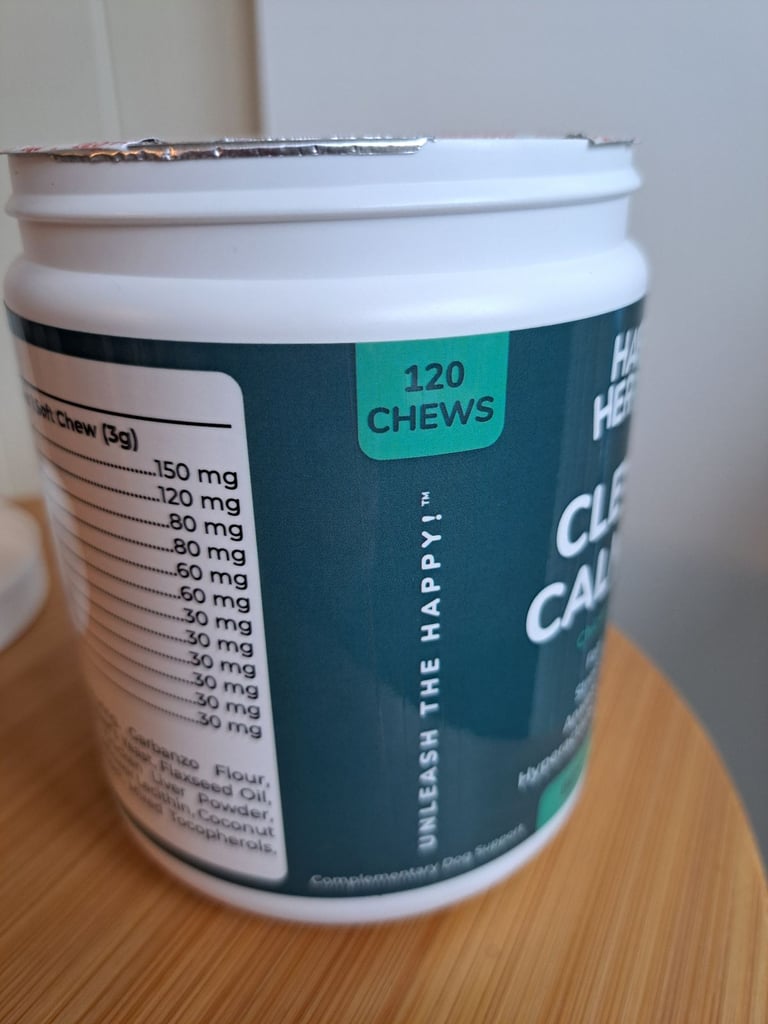 Clever calming treata/tabs for dogs