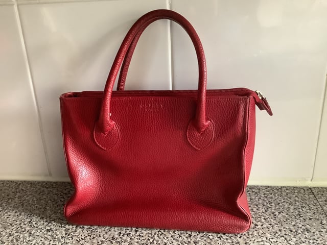 Osprey red leather handbag. 15 in Swindon Wiltshire Gumtree