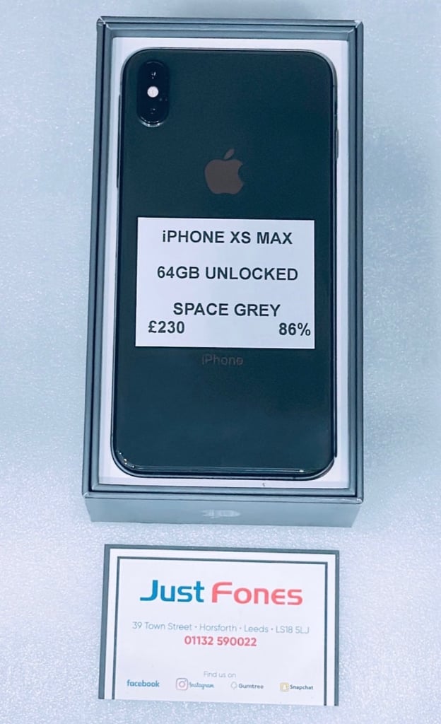iPhone XS Max 64GB Unlocked 