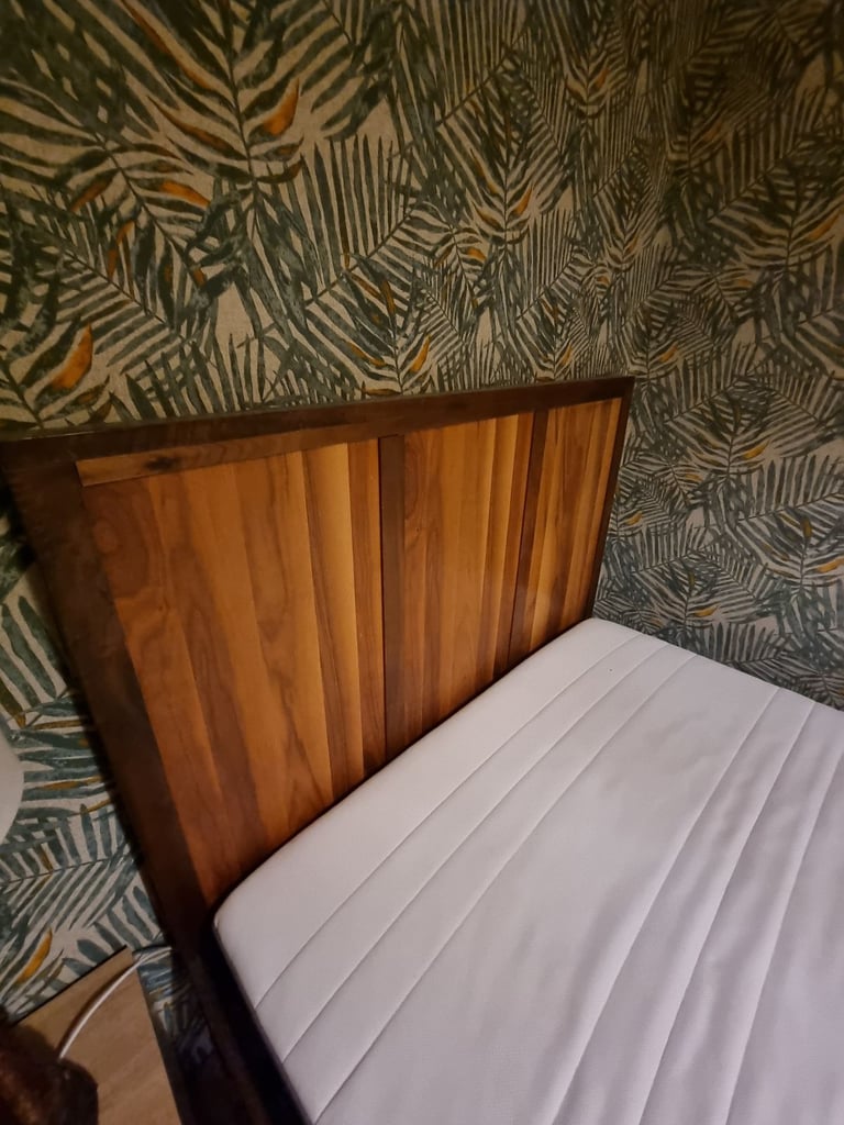 Double bed with Ikea mattress