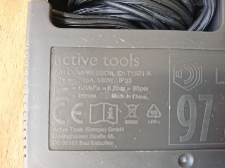 VAUXHALL Car Tyre pump Inflator Air Compressor WILL DELIVER