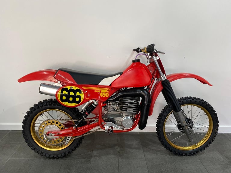 1981 Maico 490 Mega 2, VIntage Classic Twinshock MX, Reed Block, YSS Rear Shocks