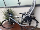 Dawes Windermere Hybrid Bike (21 Inch Frame) + Thule Yepp Maxi Rear Child Seat + Helmet + Bike Parka