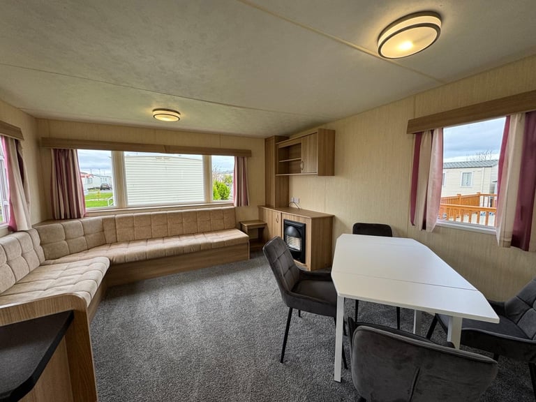 Cheap sited static caravan for sale North Wales - family run park low site fees