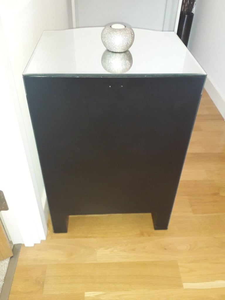 Beautiful mirrored bedside