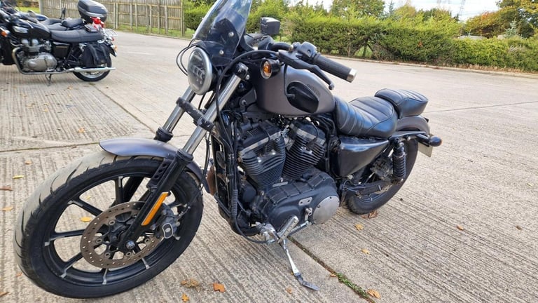 2016 16 HARLEY DAVIDSON XL 883 N IRON 16 SPORTSTER GREY XL883 CUSTOM CRUISER