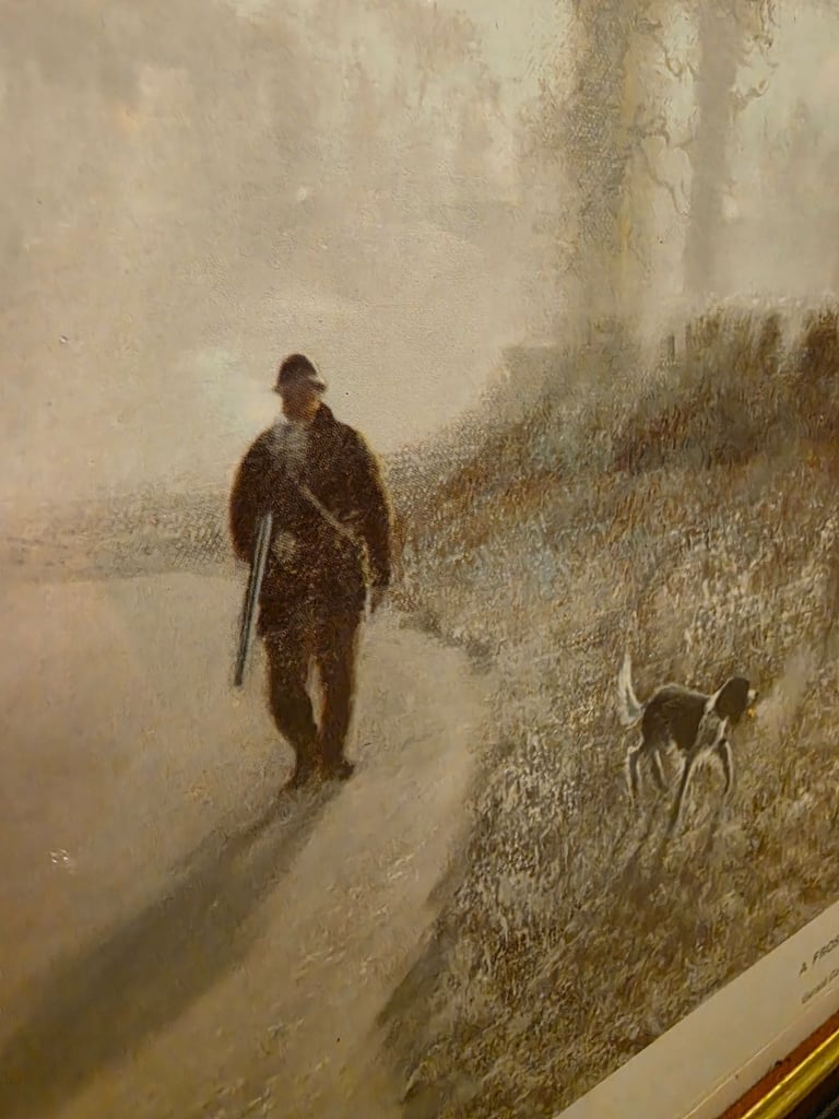 A Frosty Morning Print & Frame by Gerald Coulson
