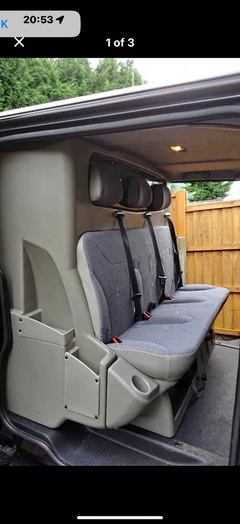 Rear set Renault trafic