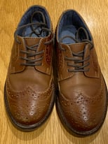 Boys Brown Brogue Shoes Size 12