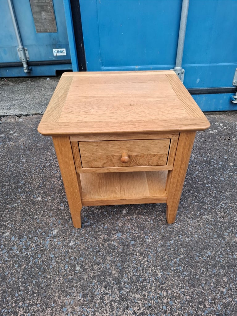 Oak bedside table 