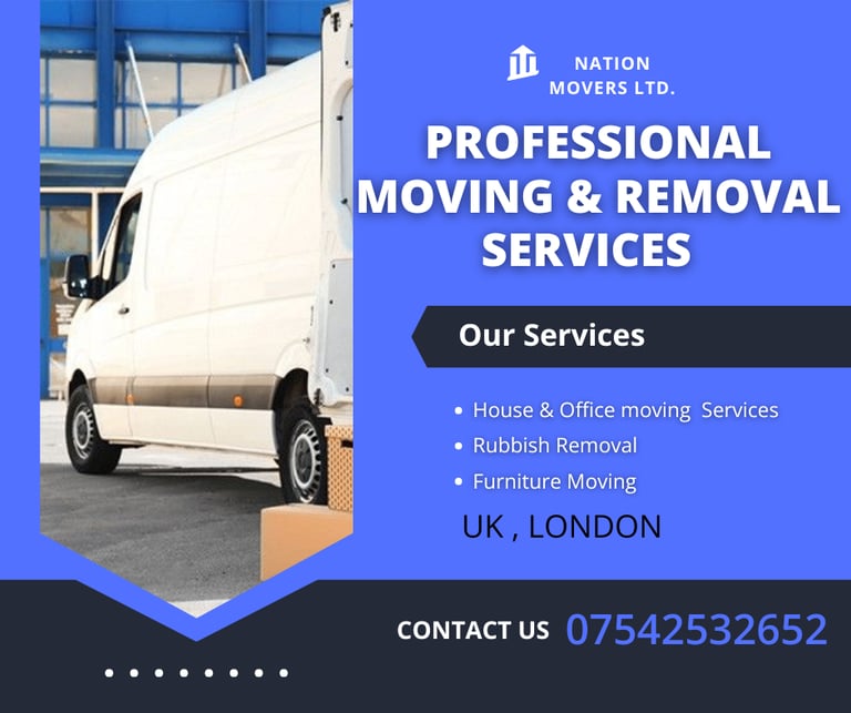 Professional 24/7 Man and Van Hire – House Furniture Piano Movers, Office Clearance Nationwide