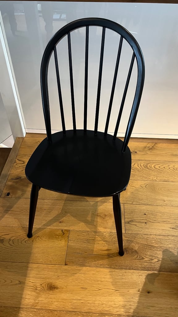 4 Ercol Windsor Black Dining Chairs
