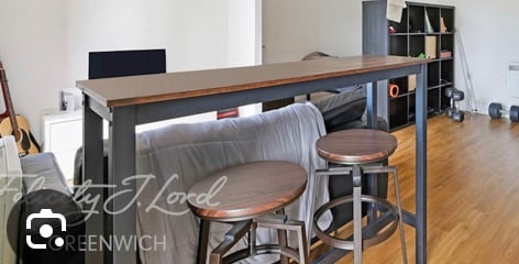 image for Table Bar Industrial/Vintage style