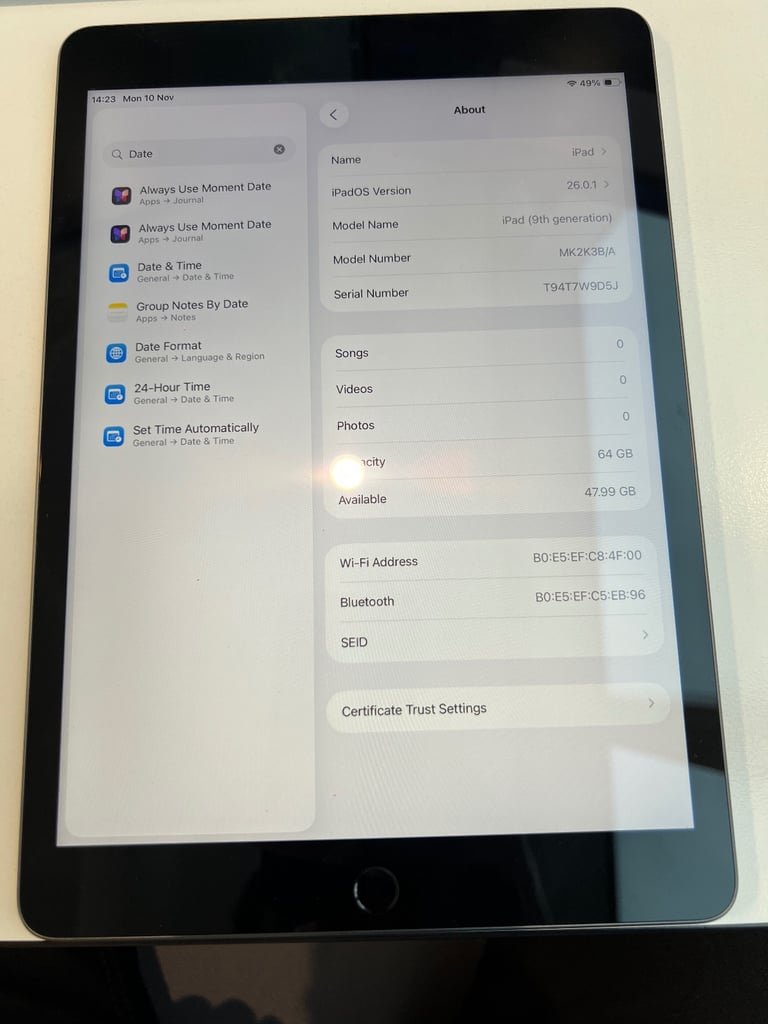 Apple iPad 9th Gen 64GB