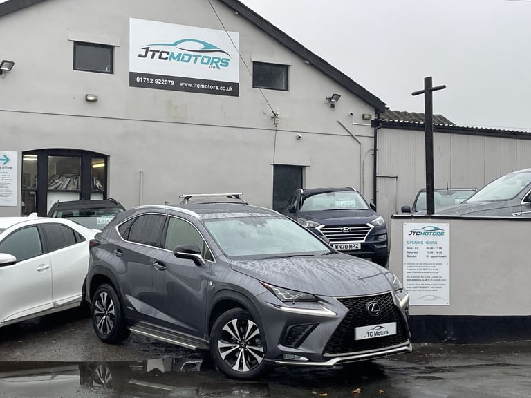 LEXUS NX 300h 2.5 F-Sport 5dr Auto [Premium Pack/Leather], hybrid, grey +