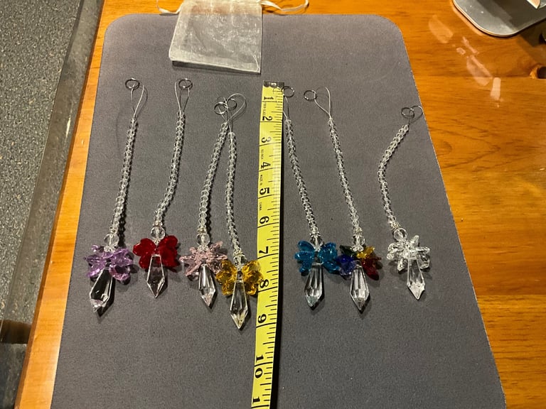 BESPOKE ANGEL 😇 sun catcher/charm and FREE gift 🎁 bag. STUNNING hung anywhere. 