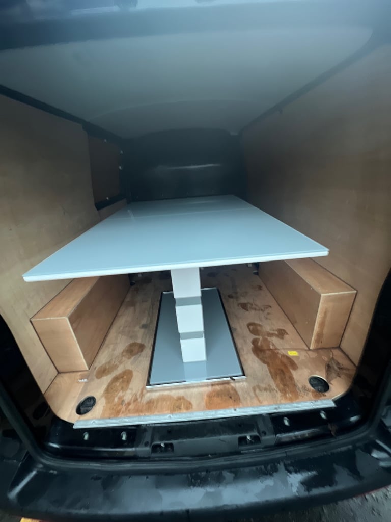 Glass top dining table