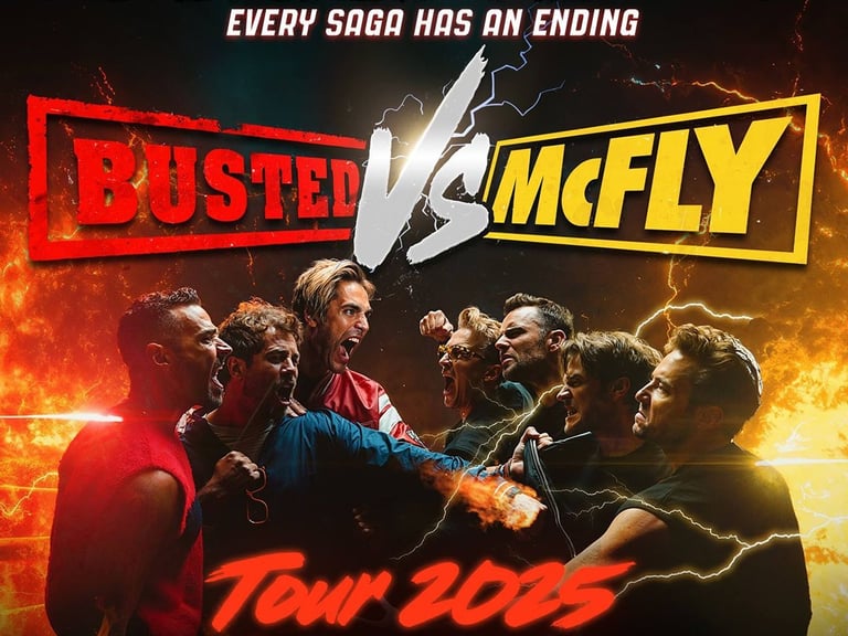 Busted v McFly 3rd November