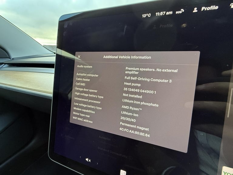 2022 Tesla Model 3 Saloon 4dr Electric Auto RWD (241 bhp) Saloon Electric Automatic