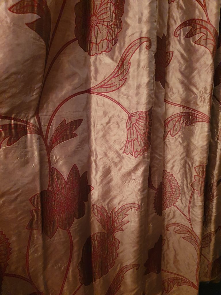 Harlequin floral triple pinch pleat curtains