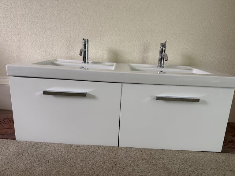 Roca Prisma 1200mm Double Sink Vanity Unit