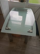 Large glass table