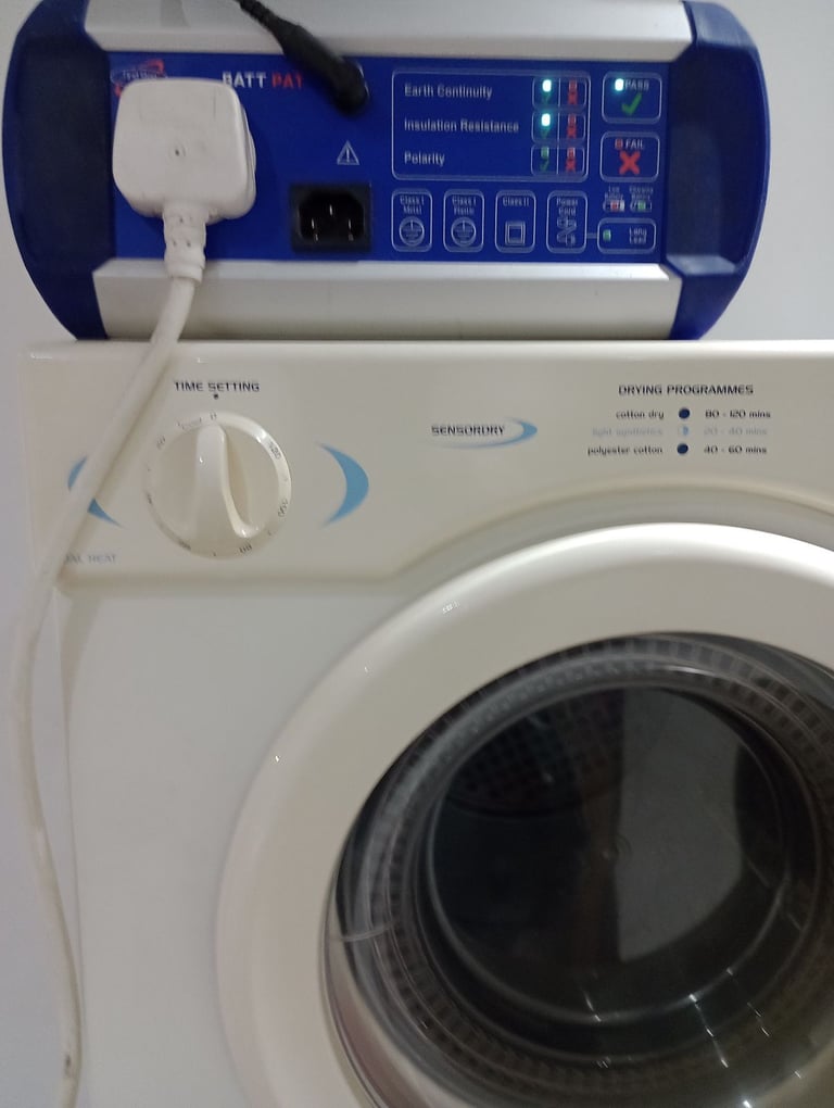 White Knight 3kg compact dual heat tumble dryer 