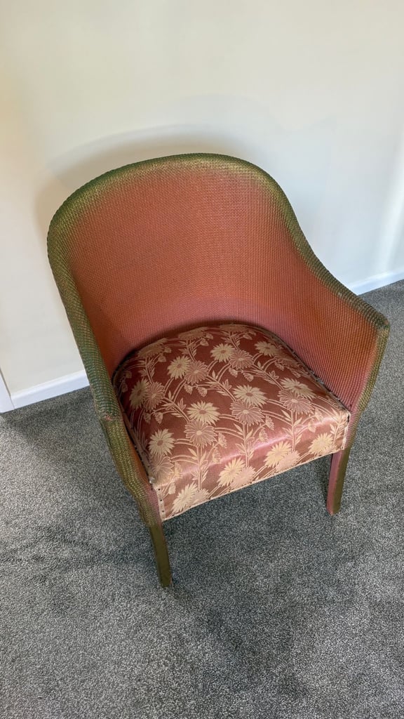 image for Vintage Lloyd loom style chair