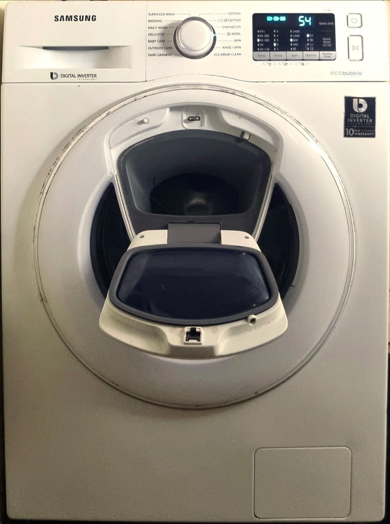8kg Samsung ecobubble add-wash washing machine