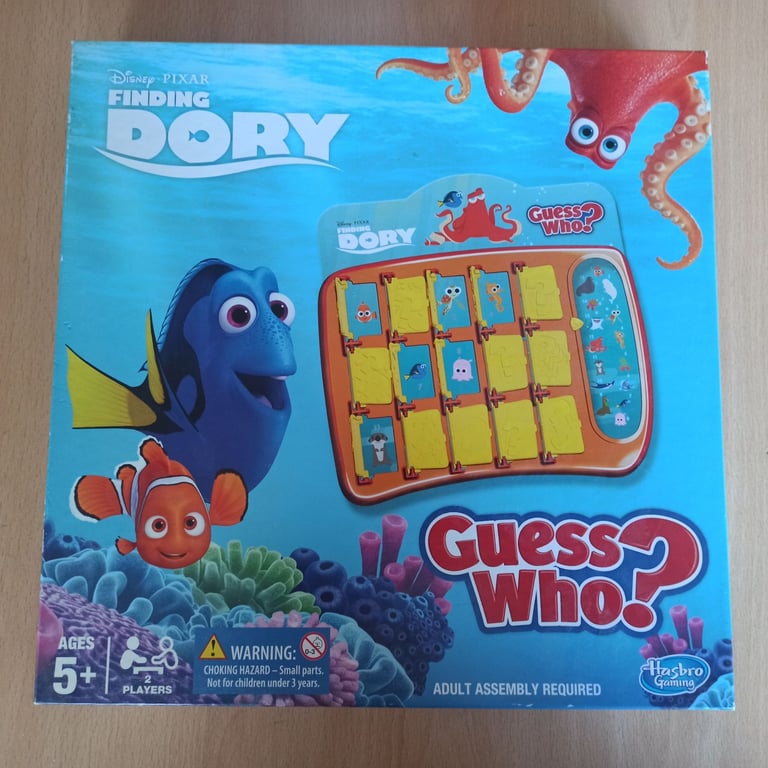Finding Dory Guess Who? games for ages 5+ boxed