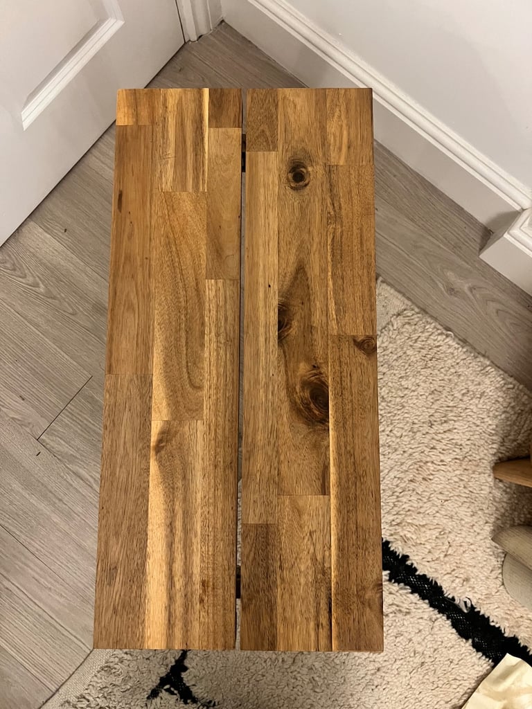 Rare IKEA SKOGSTA Small Bench acacia