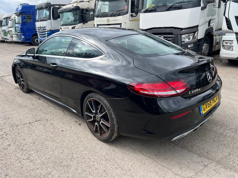 image for 2019 MERCEDES BENZ C CLASS C220 AMG LINE PREMIUM COUPE 2.0 DAMAGED SALVAGE