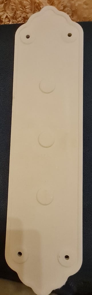 Ceramic Door Finger Plate And Knobs