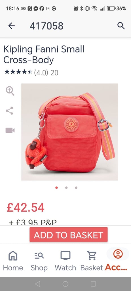 image for 2 kiplin Crossbody bags