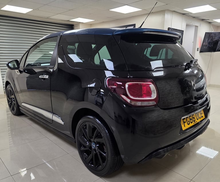 DS AUTOMOBILES DS 3 1.6 BlueHDi Prestige Black Manual WARRANTY 12 MONTHS MOT