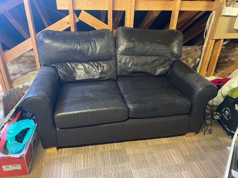 image for Faux leather sofa 