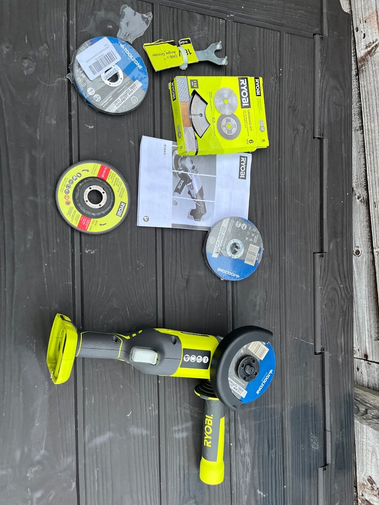 image for Ryobi R18AG-0 18V ONE+ Angle Grinder (Battery & Charger Excluded)