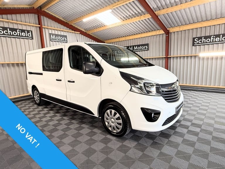 2018 Vauxhall Vivaro 1.6 CDTi 2900 Sportive Crew Van Double Cab 5dr Diesel Manual L2 H1 Euro 6 ( ...