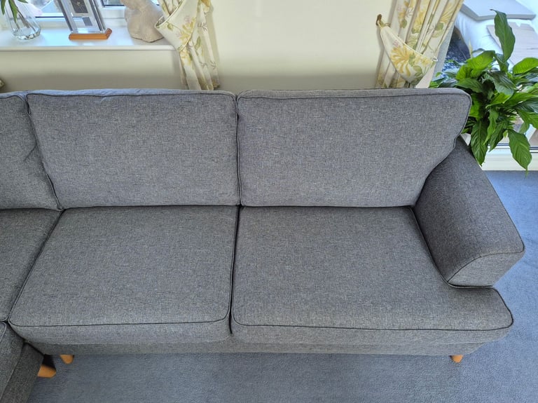 M&S Copenhagen Large Full Corner Sofa in Grey RRP £2799 *FREE LOCAL DELIVERY*