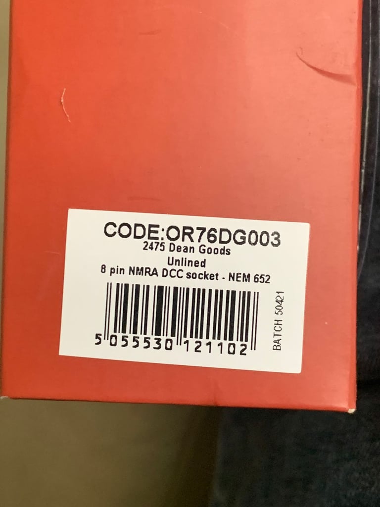 “00” Gauge Oxford Rail Dean Goods 2475 Plain GWR