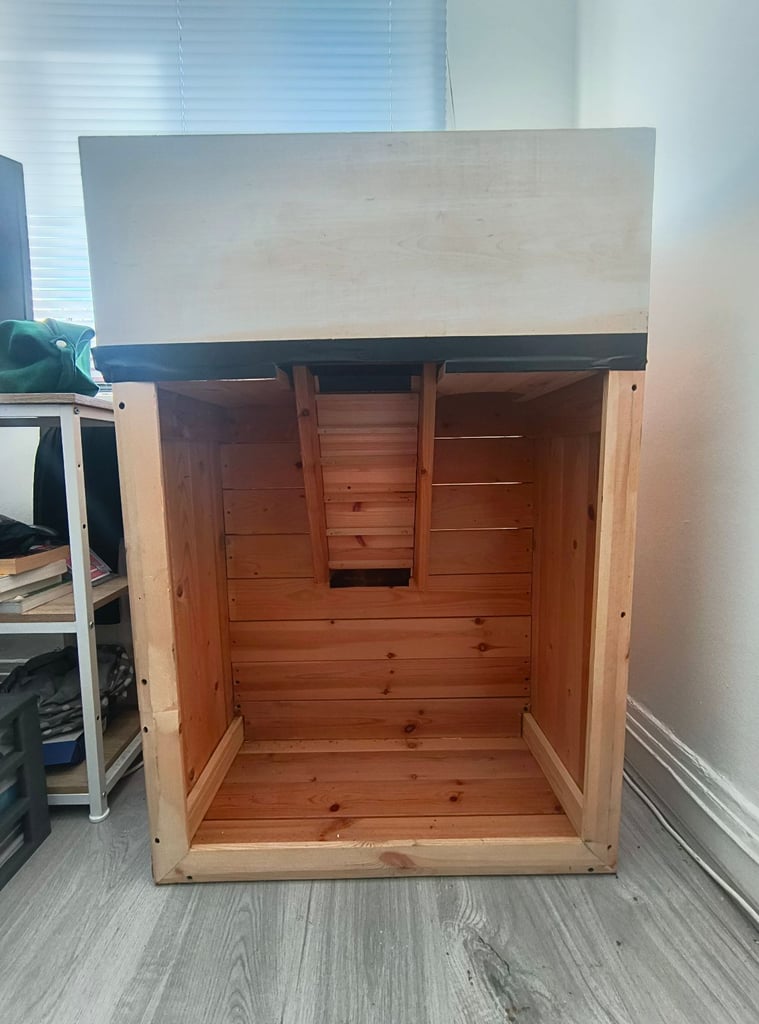 Custom made indoor animal enclosure 